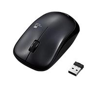 ELECOM Mouse Senza Fili Circa 2,5 Anni Non Richiede la Sostituzione della Batteria di Risparmio energetico a Tre Pulsanti Nero M-FIR08DRBK