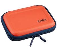 ELECOM Portable HDD Case Semi-Hardware Small Size Orange HDC-SH001DR