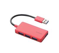 ELECOM U3H-A416BRD USB 3.0 (3.1 Gen 1) Type-A 5000Mbit/s Rosso Perno e concentratore