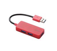 ELECOM U3H-K315BRD hub di interfaccia USB 3.0 (3.1 Gen 1) Type-A 5000 Mbit/s Rosso