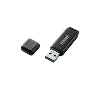 ELECOM USB Flash Drive 32 GB USB3.0 cap Loss Prevention [Black] MF-HSU3A32GBK (Japan Import)
