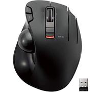 ELECOM Wireless Trackball mouse with 5 buttons and tilt function [Black] M-XT2DRBK (Japan Import)