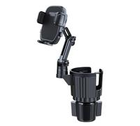 Elecphbo Portabicchieri per auto, 2 in 1, supporto per telefono cellulare da auto, rotazione a 360 gradi, espansore per Stanley 100-4 oz, bottiglie, tazze e telefono compatibile con iPhone Samsung