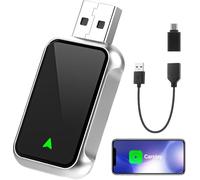 ElecPod CarPlay Wireless Adattatore per iPhone - Converte cablato in Wireless, Carplay per auto, USB C/A Plug & Play, Compatibile con iOS 12+ Auto dal 2016 in poi