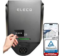 ELECQ wallbox 22 kw tipo 2 trifase | OCPP RFID WiFi | Ricarica solare fotovoltaico,Bilanciamento dinamica dei carichi, Colonnina Ricarica Auto Elettrica | Regolabile a 11kw | 380V 32A EV colonina