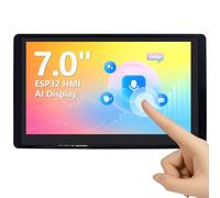 ELECROW CrowPanel Advance 7 pollici 800 x 480 HMI| Monitor touchscreen IPS con tecnologia AI ESP32-S3 e involucro in acrilico