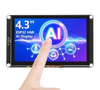 ELECROW ESP32 Display 800 × 480, 4,3 pollici HMI Advanced ESP32 IPS Touch Display, supporto interazione vocale AI, processore dual-core LX7 a 32 bit, fino a 240 MHz, compatibile con Arduino, ESP-IDF e