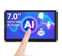 ELECROW ESP32 Display 800 × 480, 7 pollici HMI Advanced ESP32 IPS Touch Display, supporto interazione vocale AI, processore dual-core LX7 a 32 bit, fino a 240 MHz, compatibile con Arduino, ESP-IDF e
