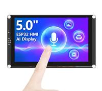 ELECROW ESP32 Display 800 × 480, display touch IPS HMI ESP32 da 5 pollici, supporto interazione vocale AI, processore dual-core LX7 a 32 bit, fino a 240 MHz, compatibile con Arduino, ESP-IDF e LVGL