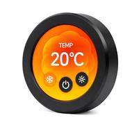 ELECROW ESP32 Rotary Display 480x480-2.1 Inch HMI IPS Round Knob Touch Display Scheda di Sviluppo, WiFi 2.4G e BLE Touch Screen Capacitivo Compatibile con Arduino IDE e LVGL Library, Nero