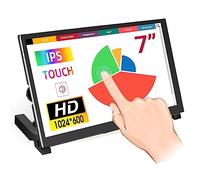 ELECROW Monitor Touchscreen 7 pollici per Raspberry Pi, Schermo IPS Portatile con Risoluzione 1024x600, Compatibile con PC, Console da Gioco, BB Black, Banana Pi, Jetson Nano