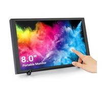ELECROW Monitor touchscreen, 8 pollici display LCD 1280x800 Mini Monitor compatibile con Raspberry Pi 5/4 Laptop PC Game Consoles