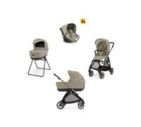 Electa System Quattro - Hangar Beige con telaio Bronze e seggiolino auto Darwin Infant - Inglesina