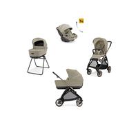 Electa System Quattro - Hangar Beige con telaio Bronze e seggiolino auto Darwin Infant Recline EVO - Inglesina