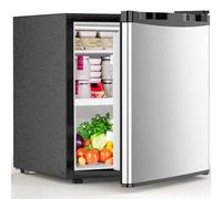 Electactic Mini frigorifero con congelatore da 1,6 piedi cubi, frigorifero compatto a porta singola reversibile, termostato regolabile, ultra silenzioso, efficiente dal punto di vista energetico per