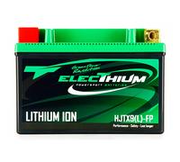 Electhium Batteria al litio HJTX9(L) FP- (YTX9-BS), 12 Volt, 1 Chilogrammi