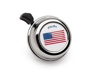 Electra Bicycle Bell 328416 American Flag Chrome