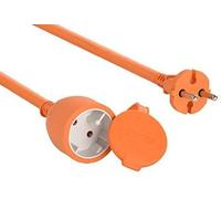 Electraline 01357 Prolunga giardino 30 mt spina e presa europea 2 poli adatta per elettrodomestici da giardinaggio - sezione cavo 2x1,5 mm²