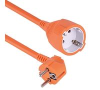 Electraline 01627LV Prolunga giardino 20M Spina e Presa Schuko 16A adatta per elettrodomestici da giardinaggio