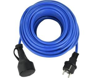 Electraline 01681 Prolunga Prolunga Elettrica 5M Outdoor Profesionnelle IP44, Cavo speciale AT-N05V3V3-F 3G1.5, utilizzabile fino a -35 °C, resistente ai raggi UV, oli e temperature ectreme