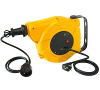 Avvolgicavo elettrico automatico fissaggio a parete - prolunga mt.8 + cavo mt.2