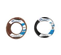 Electraline 13152 Cavo Unipolare FS17, Sezione 1 x 2.5 mm², Marrone, 25 m & 13142 Cavo Unipolare FS17, Sezione 1 x 2.5 mm², Nero, 25 m