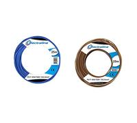 Electraline 13162 Cavo Unipolare FS17, Sezione 1 x 2.5 mm², Blu, 25 m & 13152 Cavo Unipolare FS17, Sezione 1 x 2.5 mm², Marrone, 25 m