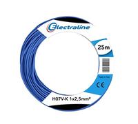 Electraline 15162 Cavo Unipolare N07V-K, Sezione 1x2.5 mm, 25 mt, Blu