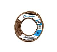 Electraline 15291 Cavo Unipolare N07V-K, Sezione 1x6 mm, 10 mt, Marrone
