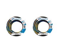 Electraline 25139 Cavo Unipolare N07V-K, Sezione 1x1.5 mm, 10 mt, Marrone/Blu/Verde/Giallo & 25148 N07V-K Cavo Unipolare Unipolare, Sezione 1x2.5 mm, 5 mt, Marrone/Blu/Verde/Giallo