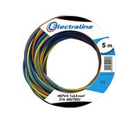 Electraline 25148 N07V-K Cavo Unipolare Unipolare, Sezione 1x2.5 mm, 5 mt, Marrone/Blu/Verde/Giallo