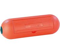 Electraline 300176 Scatola di Protezione Stagna per Spina e Presa Volante Impermeabile Ip44, Arancione