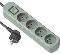 Electraline 32028 - Blocco multipresa Prima 4 prese 16 A, con interruttore, lung
