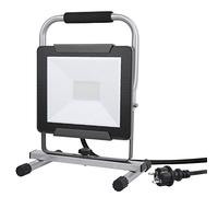 Electraline 363422 Proiettore a LED 50 W, Portatile su Piede, Alluminio