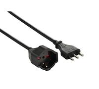 Electraline 46111 Prolunga 10 mt Spina 16A e Presa polivalente (schuko + 10/16A)