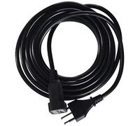 Electraline 46120 Prolunga 5 mt spina e presa piccola 10A, nero - sezione cavo 3G1 mm²