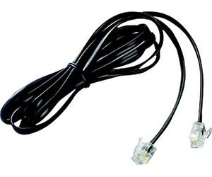 Electraline 48308 Prolunga Lineare Plug/Plug, Rete LAN, Lunghezza 5 m, Nero