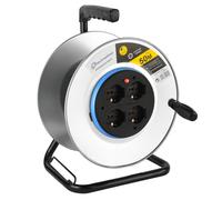 Electraline 49014 Avvolgicavo Avvolgi Prolunghe senza cavo in metallo