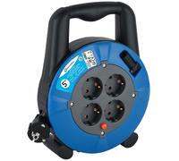 Electraline 49077 H05VV-F 3G1,5 cavo-IP20 Indoor/Avvolgicavo con 4 Prese Schuko,