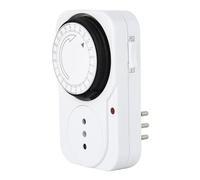 Electraline Programmatore timer giornaliero 58100, 10 A, Nero/Bianco