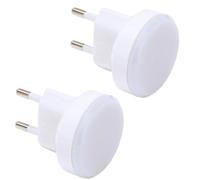 Electraline 58311 Luce Notturna Diretta, Bianco, Set di 2 Pezzi