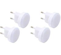 Electraline 58311 Luce Notturna Diretta, Bianco, Set di 4 Pezzi