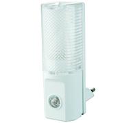 Electraline 58312 Luce Notturna Orientabile con Sensore Crepuscolare, Bianco