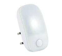 Electraline 58316 Luce Notturna Bambini di Cortesia LED con Interruttore On/Off, Bianco
