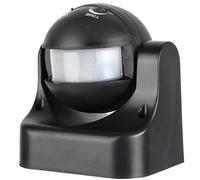 Sensore presenza crepuscolare timer accendi luce automatico nero 230V