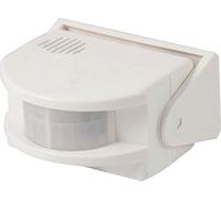Electraline 58413 Sensore di Presenza con Allarme, Bianco