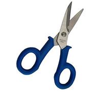 Electraline 59100 Forbici da Elettricista in Acciaio Inox per Tagliare e grattugiare, Blu/Argento