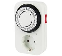Electraline 59504-Programmatore settimanale timer manuale, colore: bianco