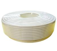 Electraline 600283 Coassiale TV, lunghezza 50 m, Bianco