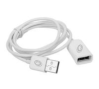 Electraline 600440 Prolunga 2.0, Maschio a USB Tipo A Femmina, 2 mt, Apple Design, Bianco